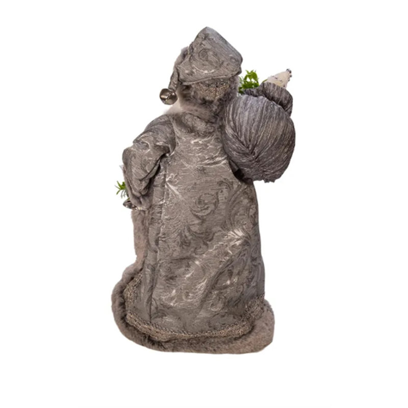 Kurt Adler 18-Inch Kringle Klaus Silver Santa