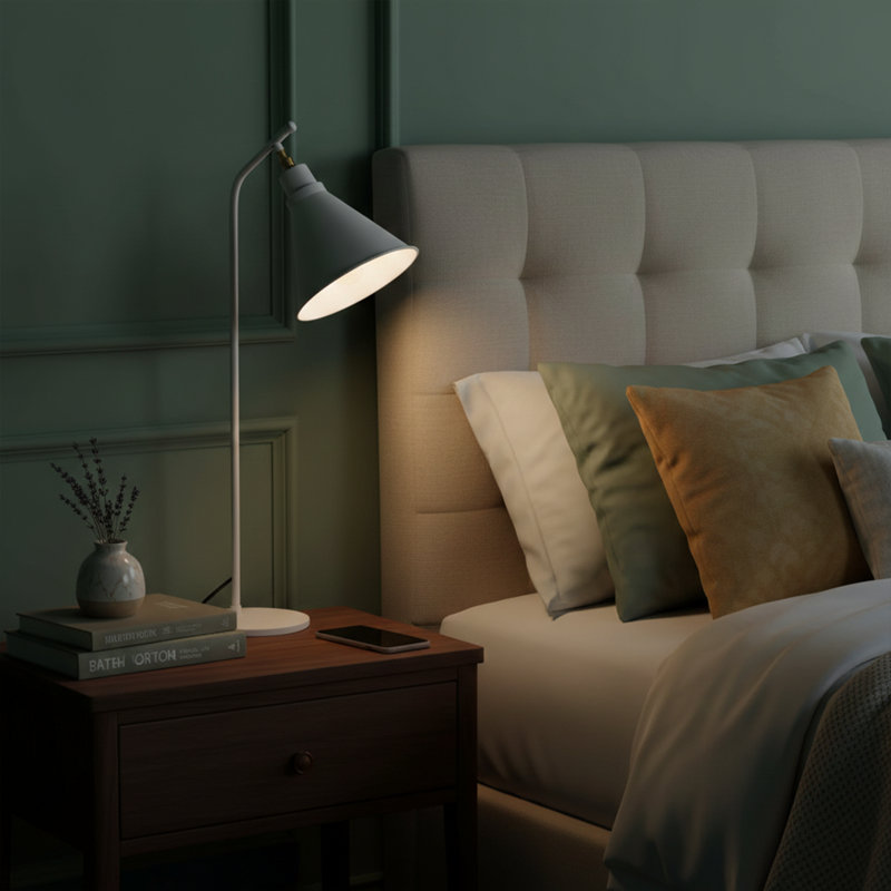 Arvada Metal Desk Lamp With Adjustable Cap