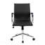 Fauteuil de direction noir à dossier moyen moderne