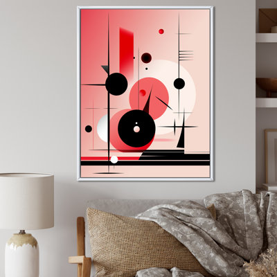 «In The Know Circular Geometrics» - impression sur toile géométrique moderne
