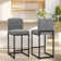Mixed Color Chenille Bar Stool For Smart Life Set of 2
