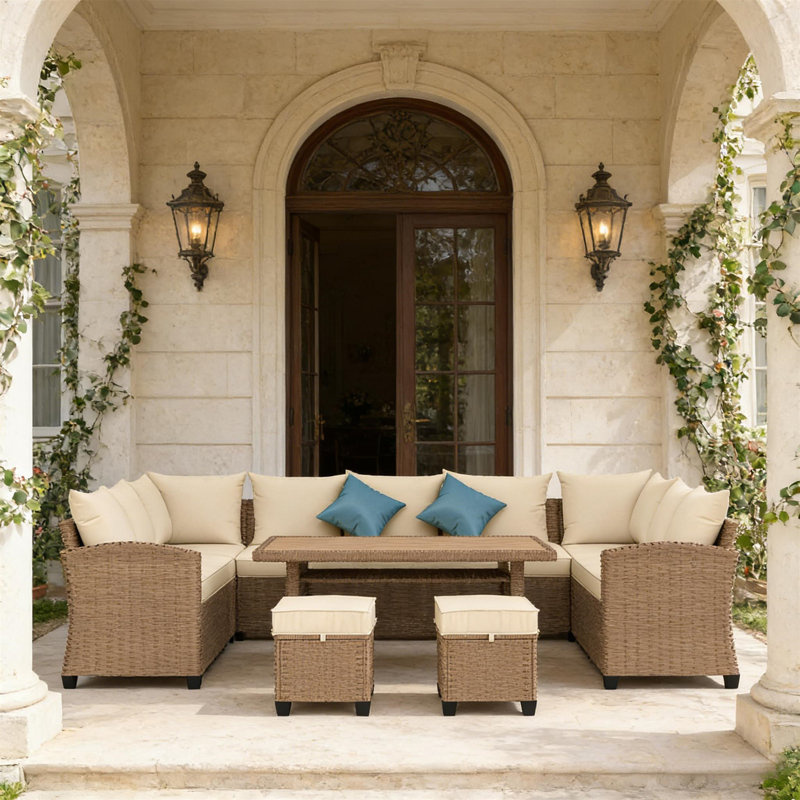 Patio Sectional Sofa Couch