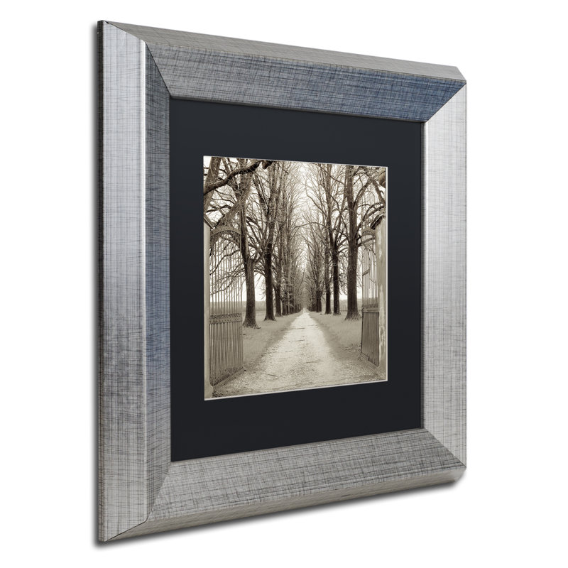 Alan Blaustein, «Veneto Giardini I», reproduction de photo encadrée, H 11 po x l 14 po x P 0,5 po, Noir
