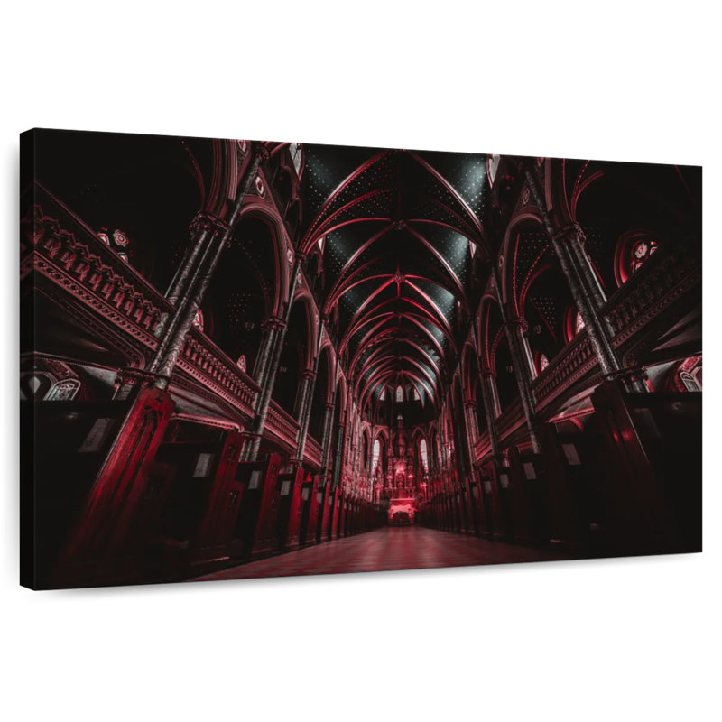 Creepy Architecture, 24" H x 36" W
