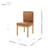 19.5'' H Upholstered Dining Side Chair