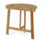 Natural Wood Bistro Table, Foldable For Effortless Storage Half-Round Design, Functionality