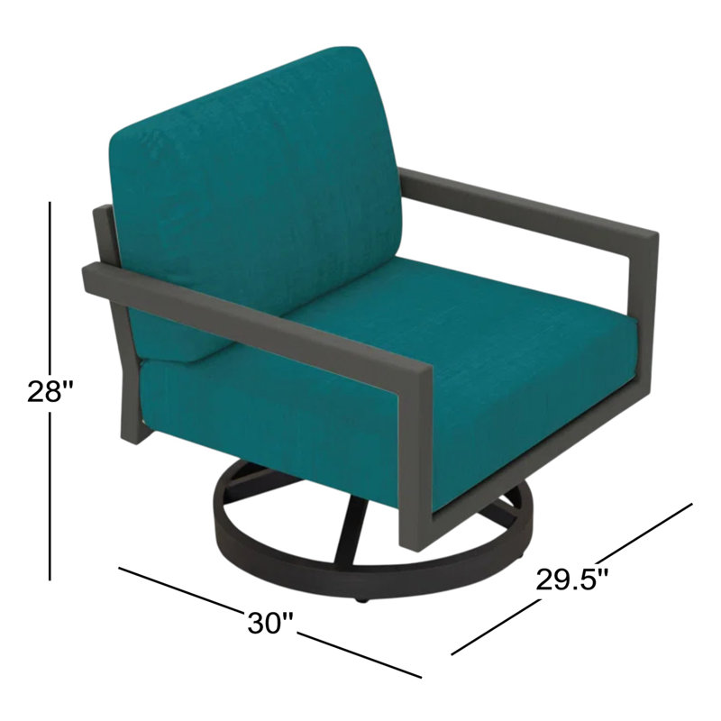 Pacifica Outdoor Rocker Chair, White, Cast Silver Sunbrella®