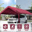 Abri d'auto 12 x 20 pi, housse de remplacement pour abri d'auto (toit non inclus)-118028410
