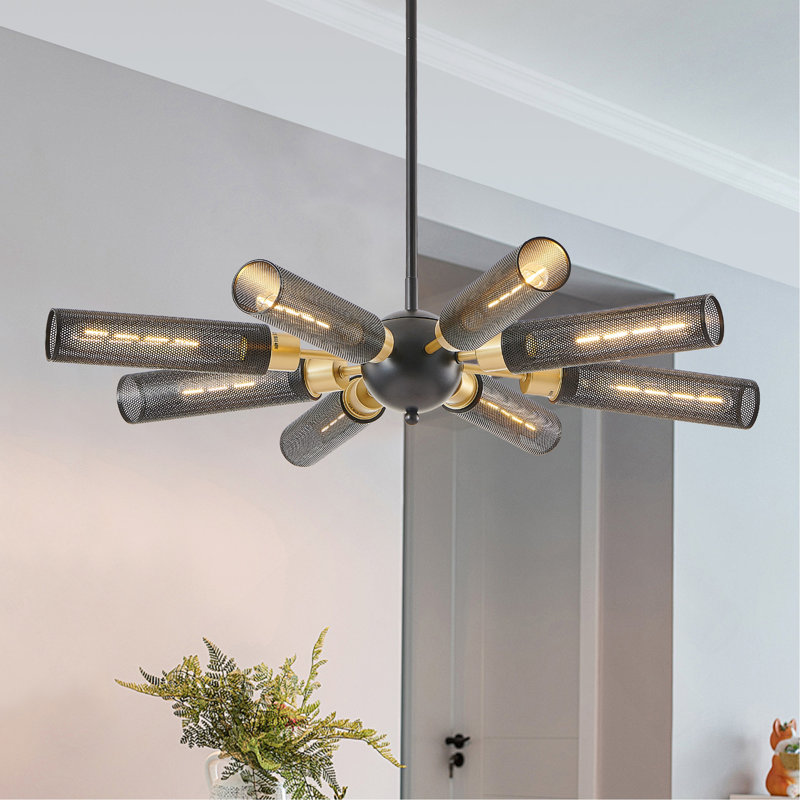 Lustre spoutnik industriel moderne 34 "