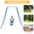 Gymax Iron Swing Set Swing(s)