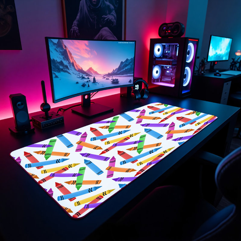 Polyester Desk Pad, 23.6x13.8