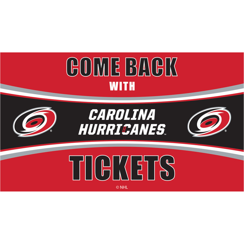 Paillasson en PVC, NHL Carolina Hurricanes