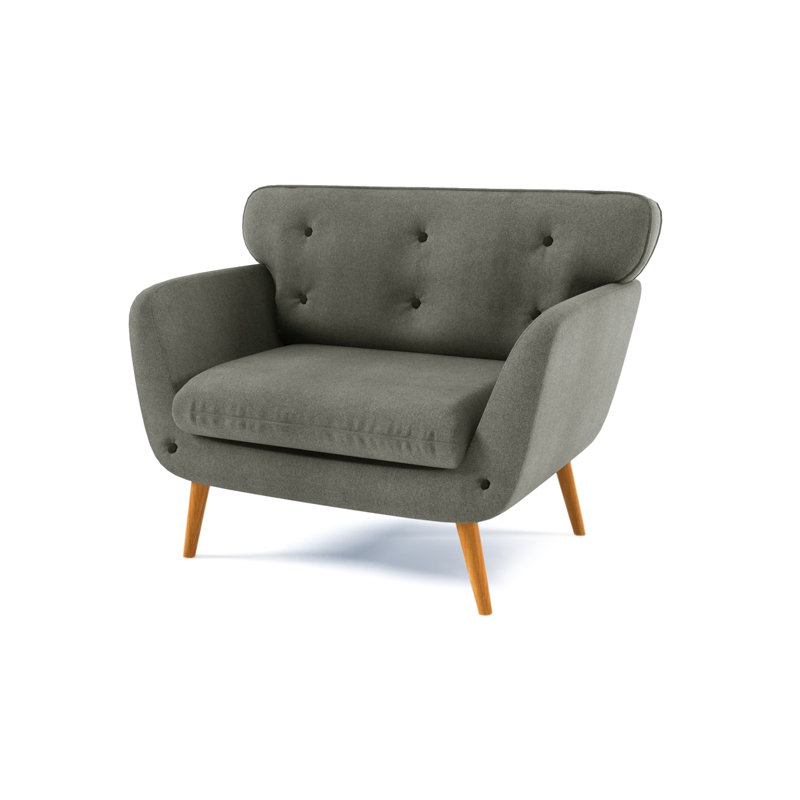 Destini Upholstered Armchair, Grey
