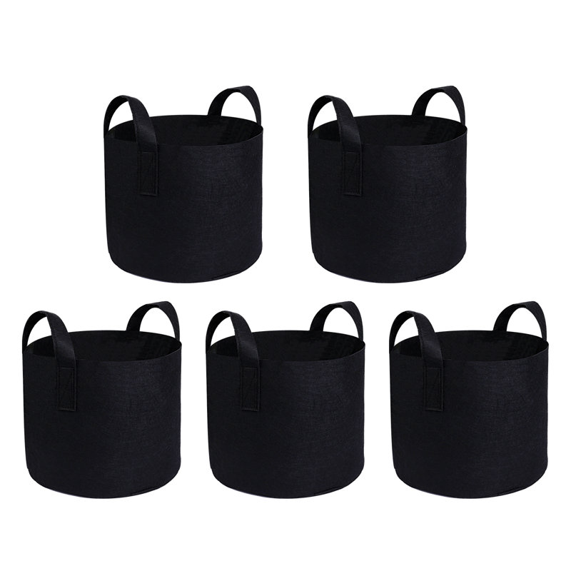 Pot de chambre en tissu non tissé, H 8 po x l 9,4 po x P 9,4 po