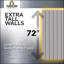 Remise de rangement en acier Elite, 12 x 16, gris froid-78950427