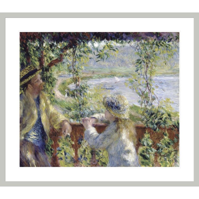«By the Water» par Pierre-Auguste Renoir, impression giclée encadrée, 33,5 po H x 38,27 po L