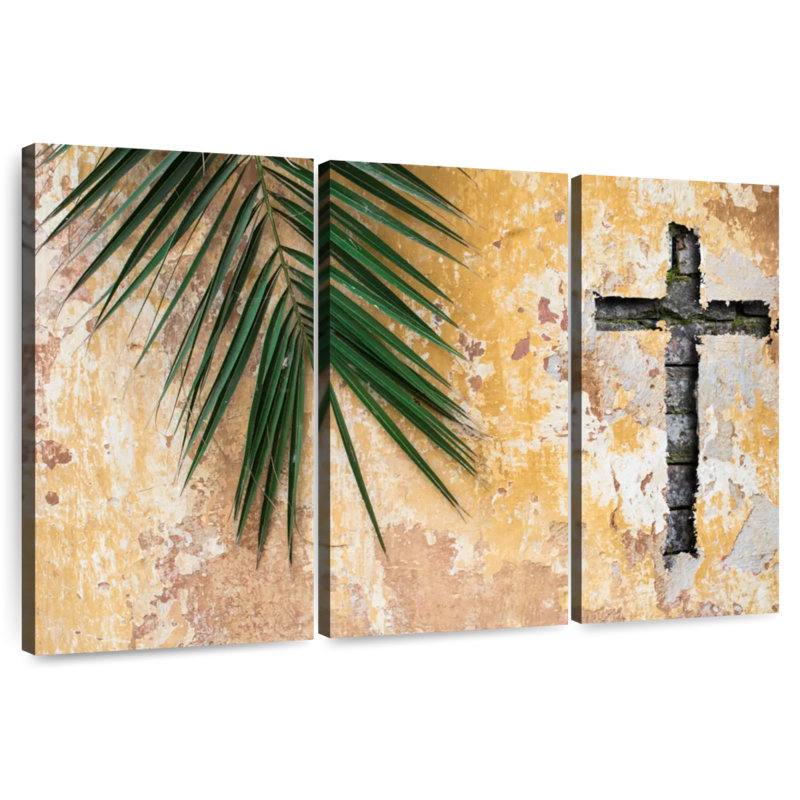 Adella Cross Shaped Imprint, 28" H x 45" W