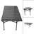 Rectangular Metal Folding Outdoor Camping Table, Rectangle Picnic Folding Table