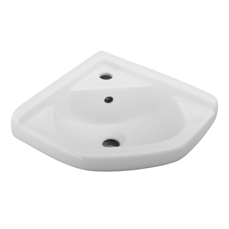 Barclay 15.88'' Vitreous China Specialty Bathroom Sink with Overflow, White