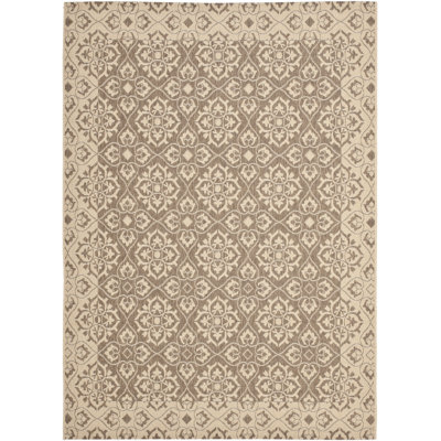 Tapis d'intérieur / extérieur à motif géométrique Lynn Performance