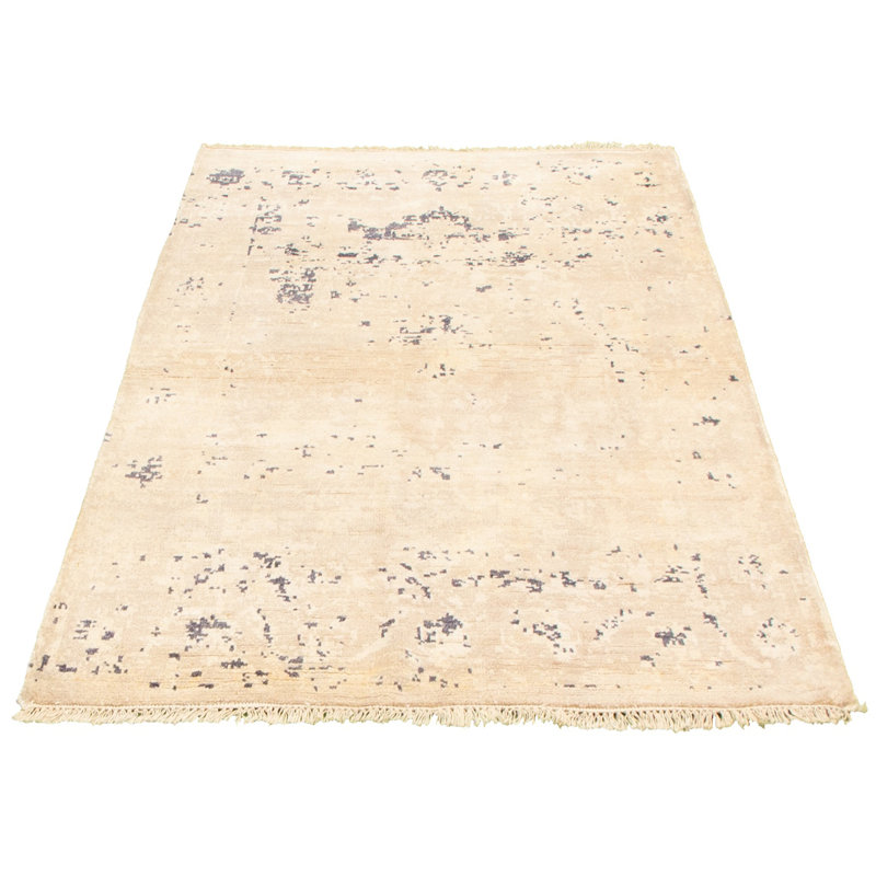 Tapis de surface crème noué la à la main Jaya