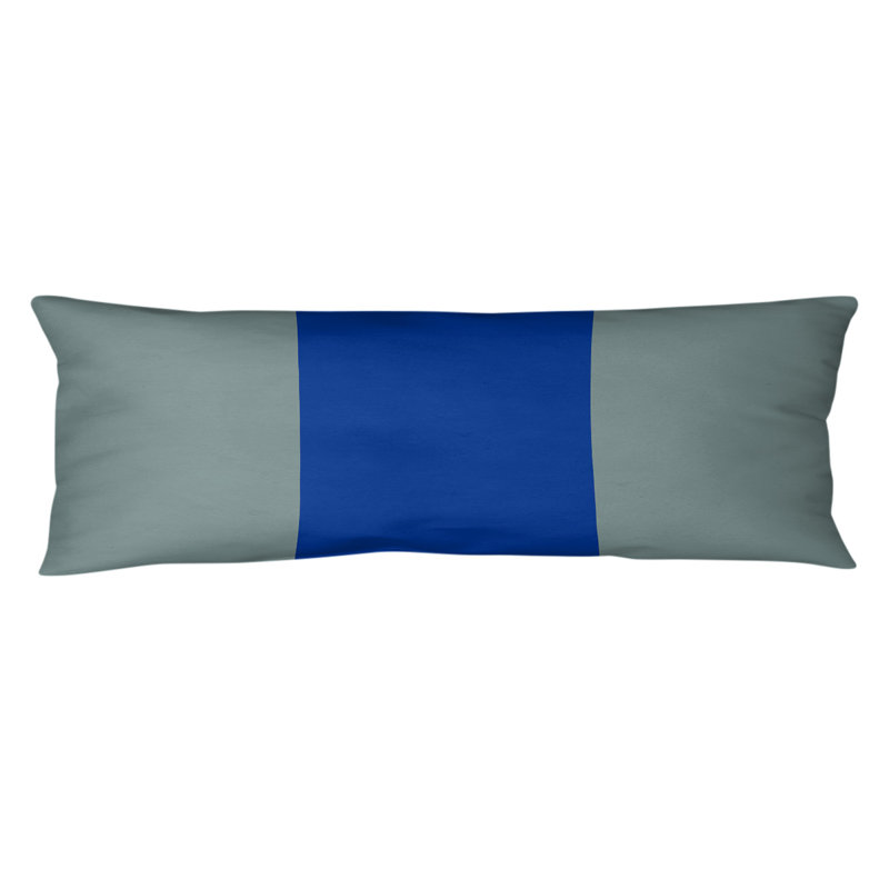 Oreiller de corps en polyester / polyester Arizona Football Stripes, Football Dallas, Argent et bleu, à domicile