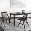 Chaise d'appoint à dossier avec lattes en bois massif Kloss-1427870600