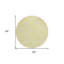 Tapis rond ivoire 8 po