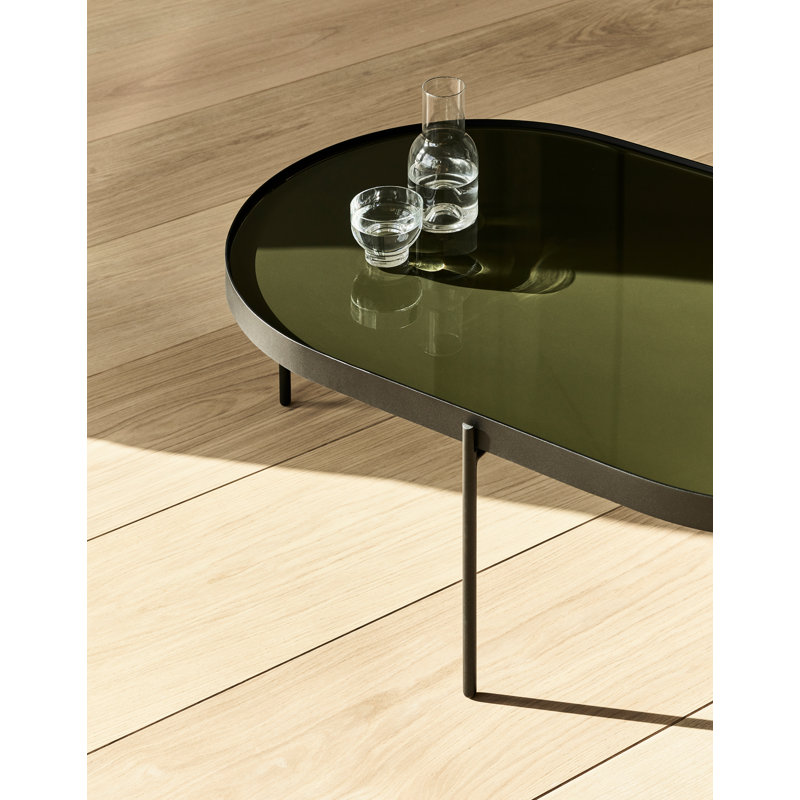 Norm Architects Coffee Table, 13.8" H x 38" L x 19.5" W, Brown