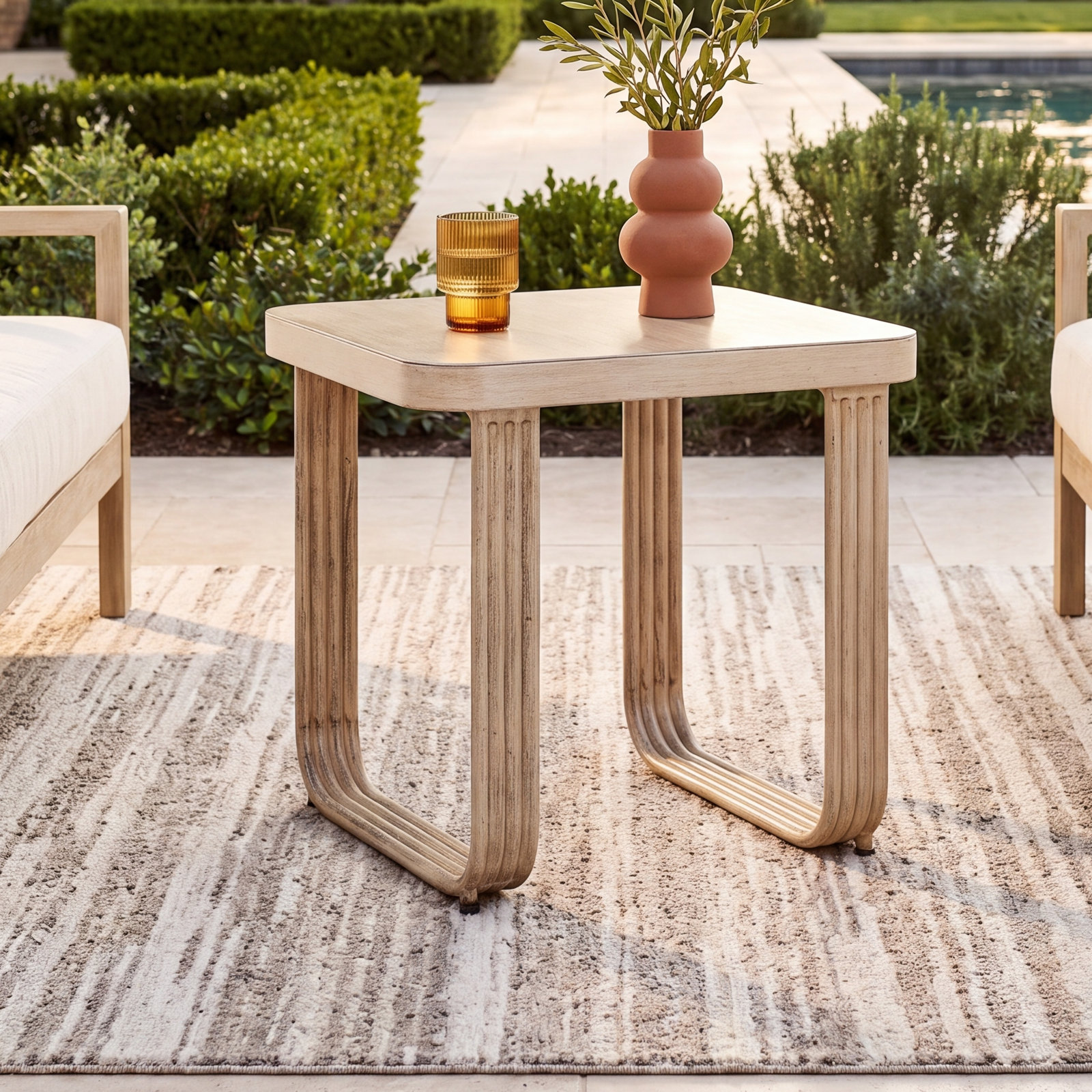 Spy 20'' Aluminum Outdoor Side Table
