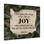 Joy John 15:11 Scripture - Toile tendue, art textuel-309758015