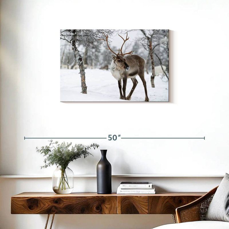 Lapland Reindeer, 20" H x 30" W