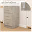 37 cm W Bedside Table