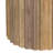 Rolf 16"W Solid Mango Wood Boho Contemporary Fluted Side Table-1685092159