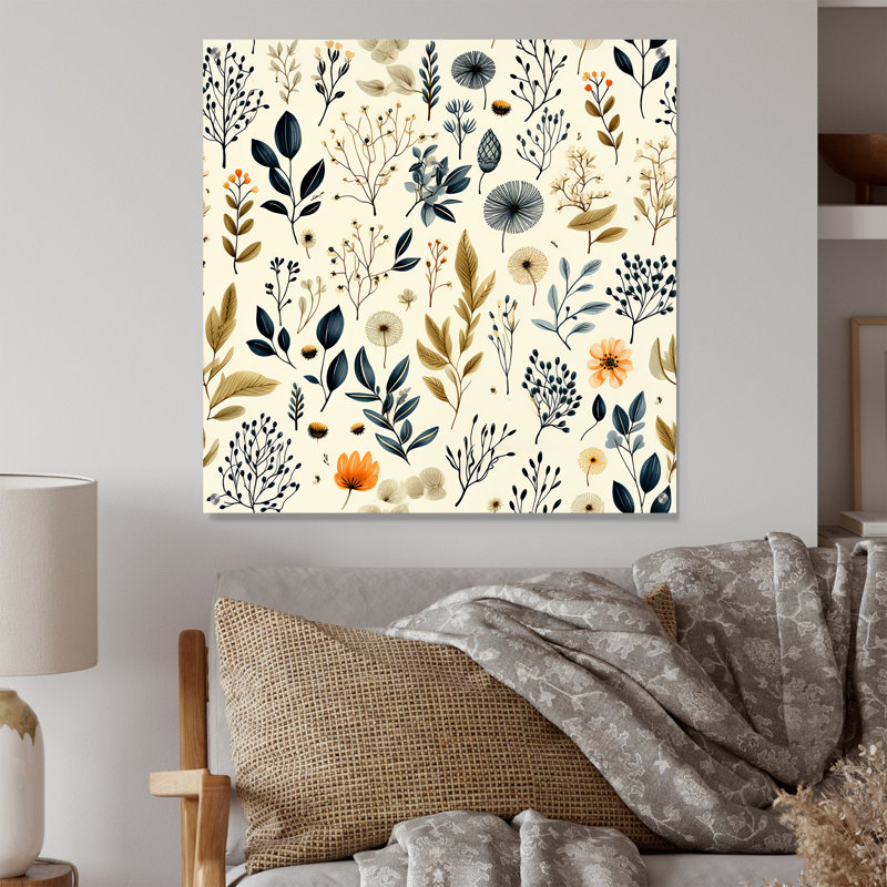 Wincanton - Plantes, décoration murale acrylique, H 16 po x l 16 po