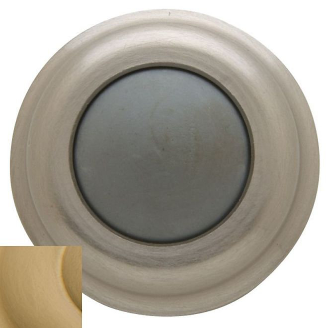 Brass Wall/Handle Bumper, Vintage Brass