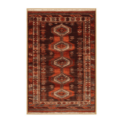 Machine Washable Turkish Brown Area Rug