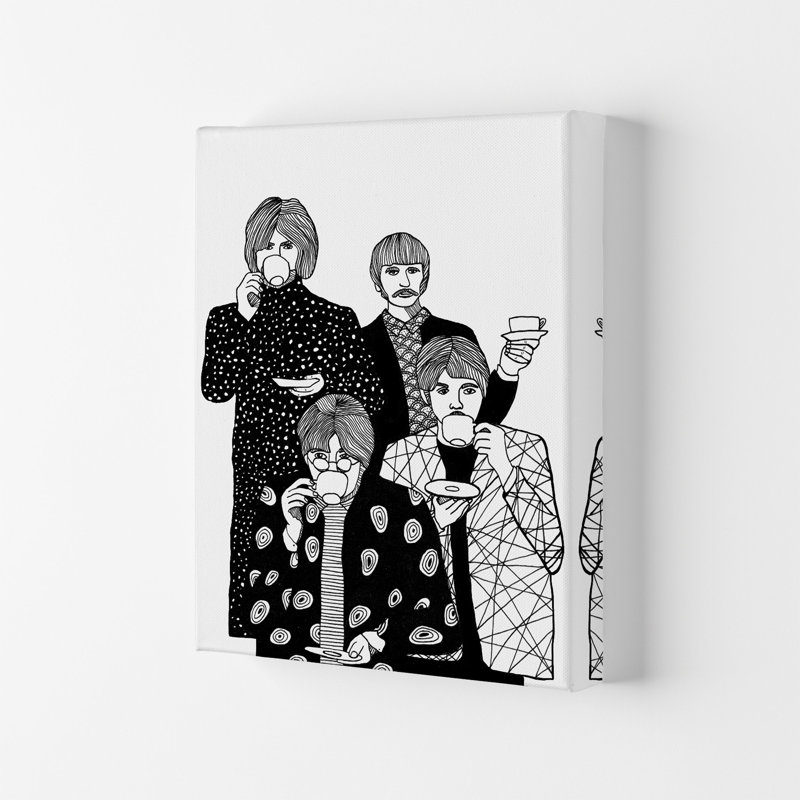 X Beatles by Carissa Tanton - Wrapped Canvas Print, 42cm H x 29.7cm W x 4cm D