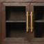 Buffet brun foncé 6 portes Toccoa