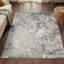 Tapis abstrait argenté / gris Ellenburg-650536937