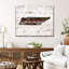 Tennessee Home Map, reproduction sur toile-570572340