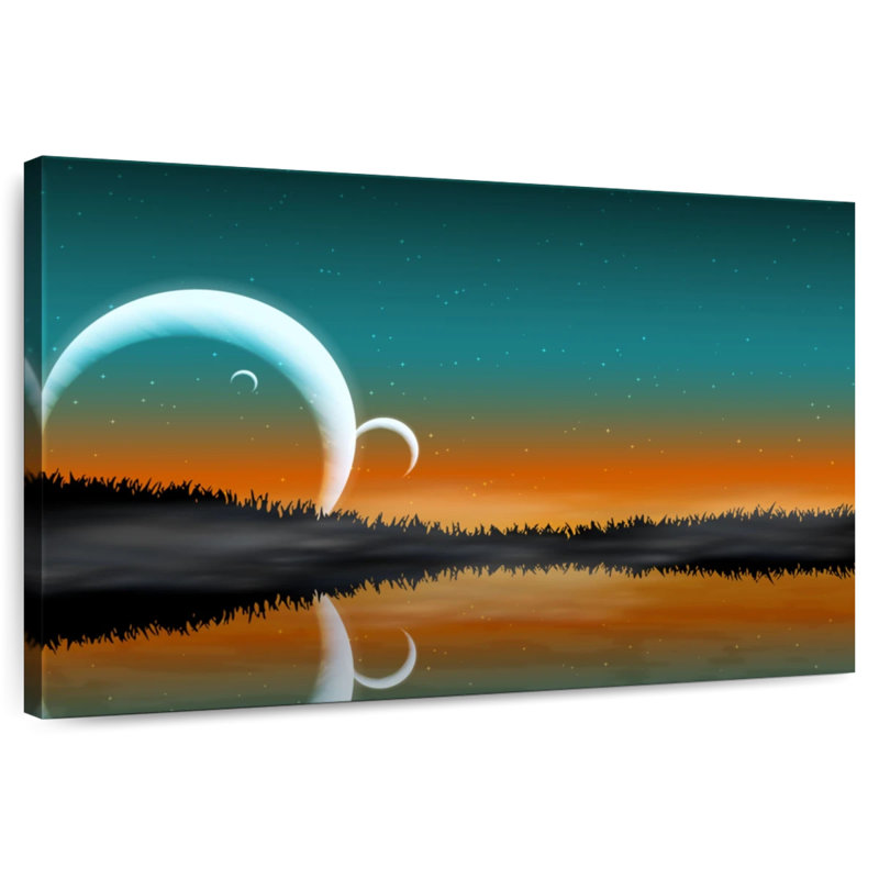 Kelan Space Landscape, 16" H x 24" W