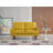 Faux Leather Square Arm Loveseat-81892252-118588785