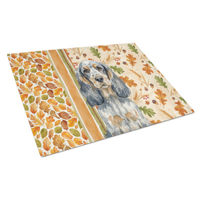 Planche à découper en verre Blue Roan & Tan English Cocker Spaniel