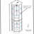 Glass Cabinet Lighted Corner Cabinet Corner Display Curio Cabinet, Glass Display with Light-1582068940