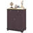 Coffee Finish Sideboard With Solid Wood Countertop-1724924847