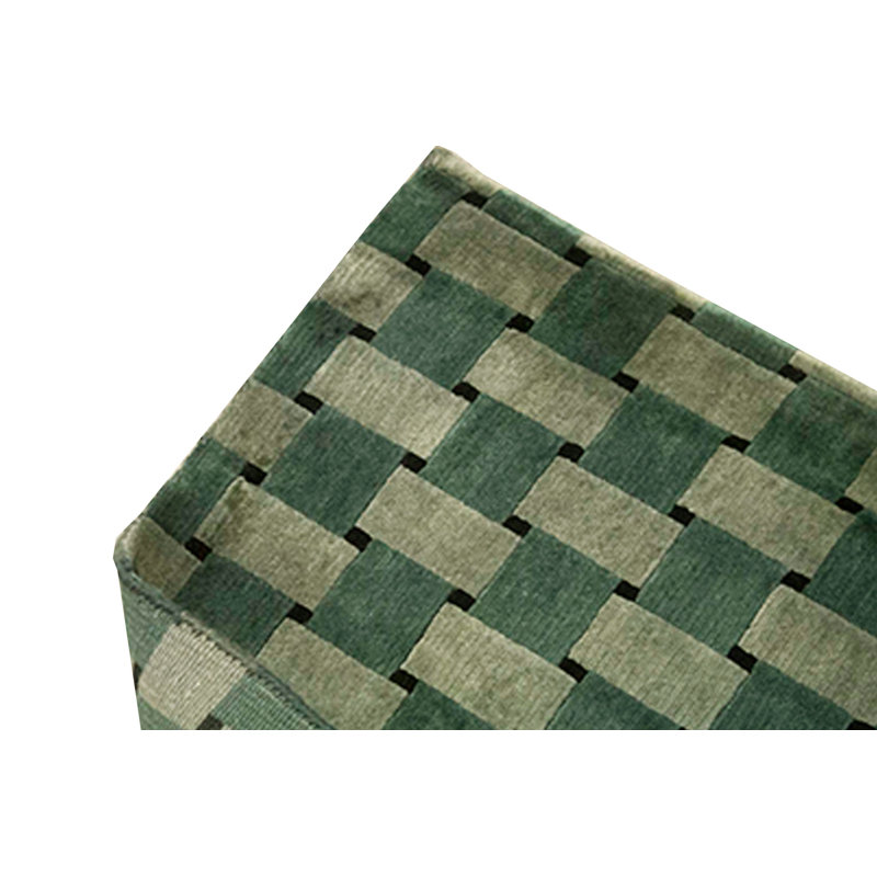 Hand-Knotted High-Quality Navy and Blue Area Rug