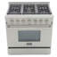Cuisinière mixte autoportante 36 po 5,2 pi. Cu.-36174882-36174879