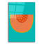  «Fruit Party 3» par Chariklia Zarris, art mural en verre acrylique, 12 po x 16 po