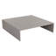 Clayre Rectangular Metal Outdoor Coffee Table , 60'' in. W 31.25'' in. D-87128892